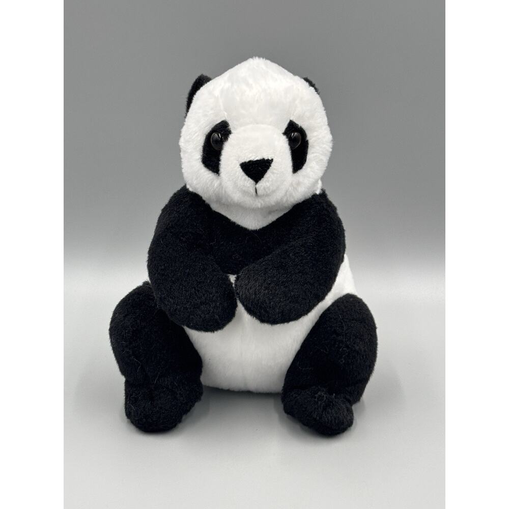 Tiger Tale Toys Panda Bear Plush 12” Stuffed Animal Black & White